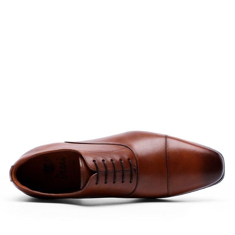 Heren Elegante Schoenen British Business Office Lederen Oxford Schoenen