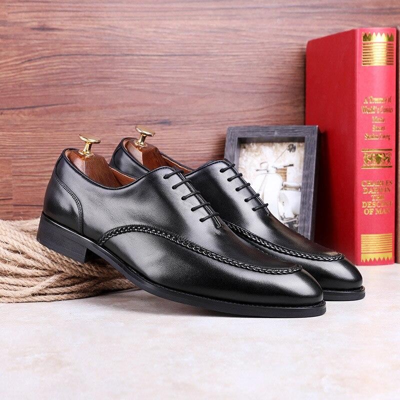 Heren Elegante Schoenen Brogues Retro Gentleman Oxford-schoenen