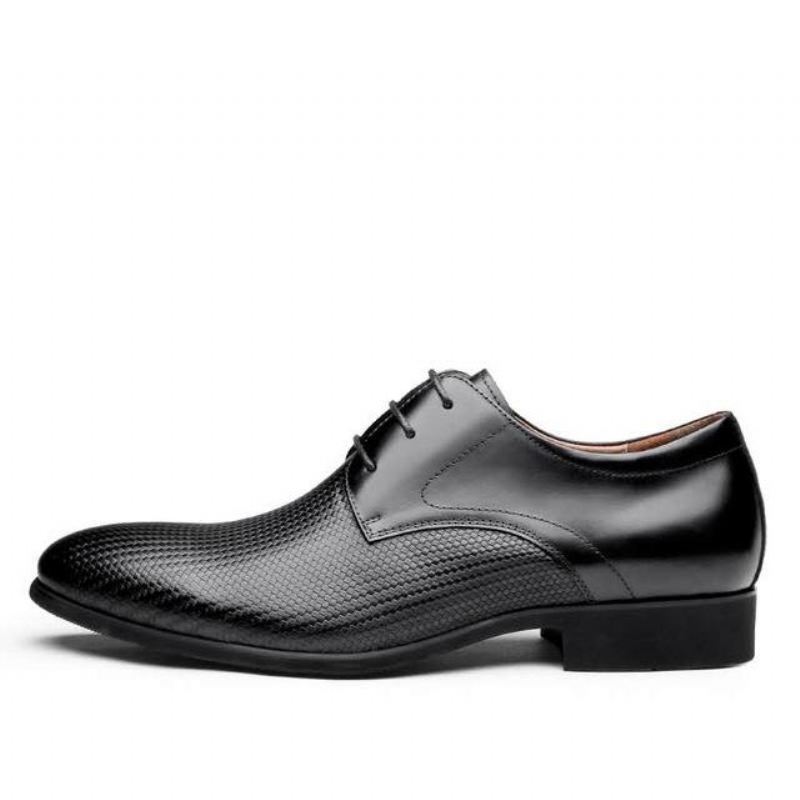 Heren Elegante Schoenen Echt Lederen Oxfords Kantoorschoenen