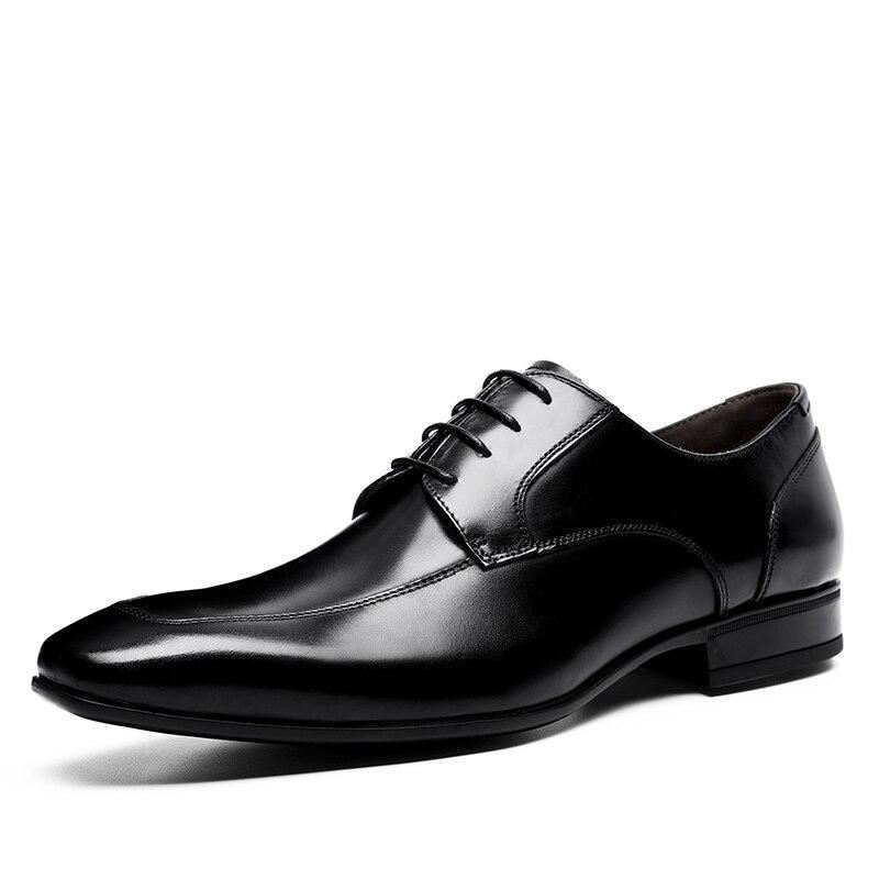 Heren Elegante Schoenen Echt Leer Elegante Stevige Schoenen