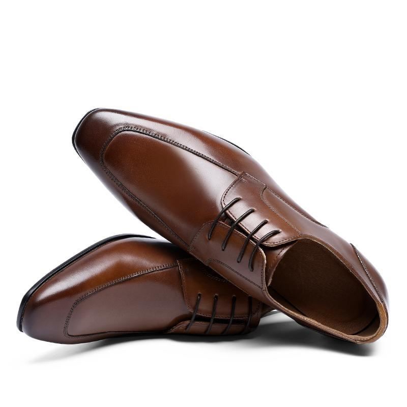 Heren Elegante Schoenen Echt Leer Elegante Stevige Schoenen