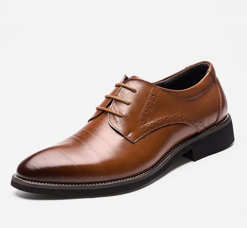 Heren Elegante Schoenen Gesneden Italiaans Formeel Oxford