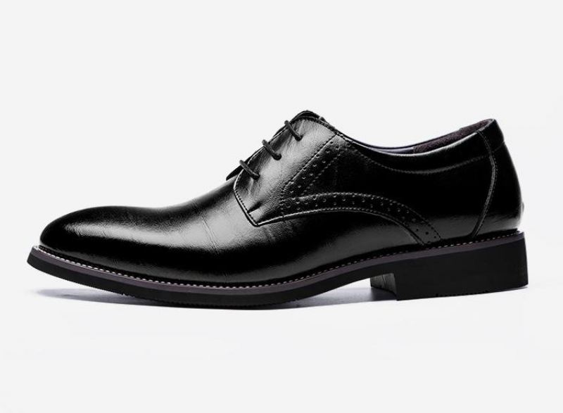 Heren Elegante Schoenen Gesneden Italiaans Formeel Oxford