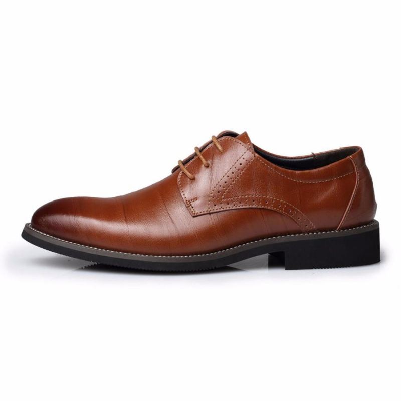 Heren Elegante Schoenen Klassieke Leren Oxford-schoenen Voor Zakenmensen