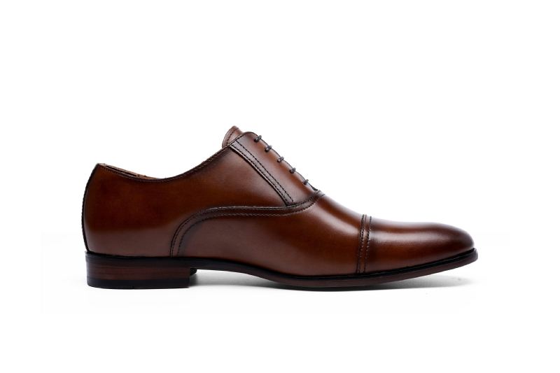 Heren Elegante Schoenen Retro Ossenleer Oxford Schoenen