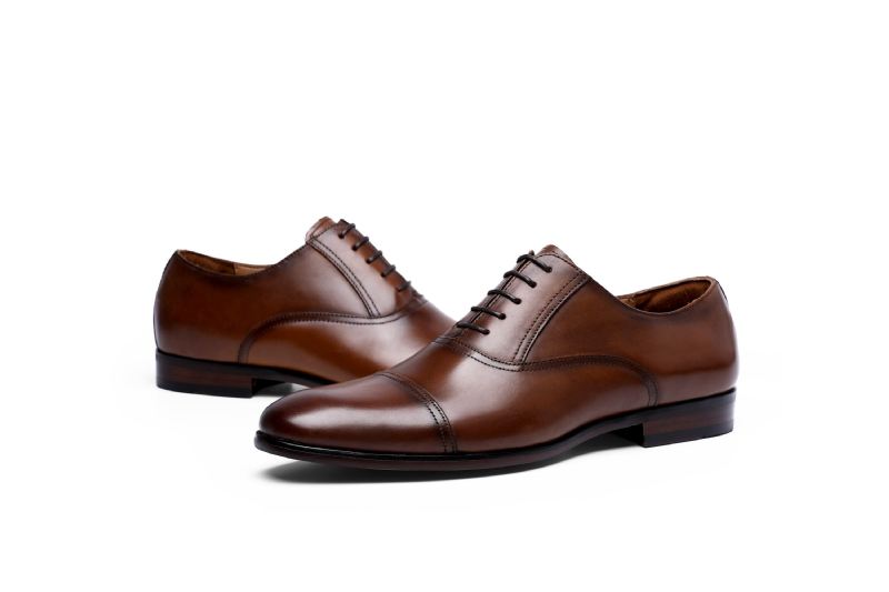 Heren Elegante Schoenen Retro Ossenleer Oxford Schoenen