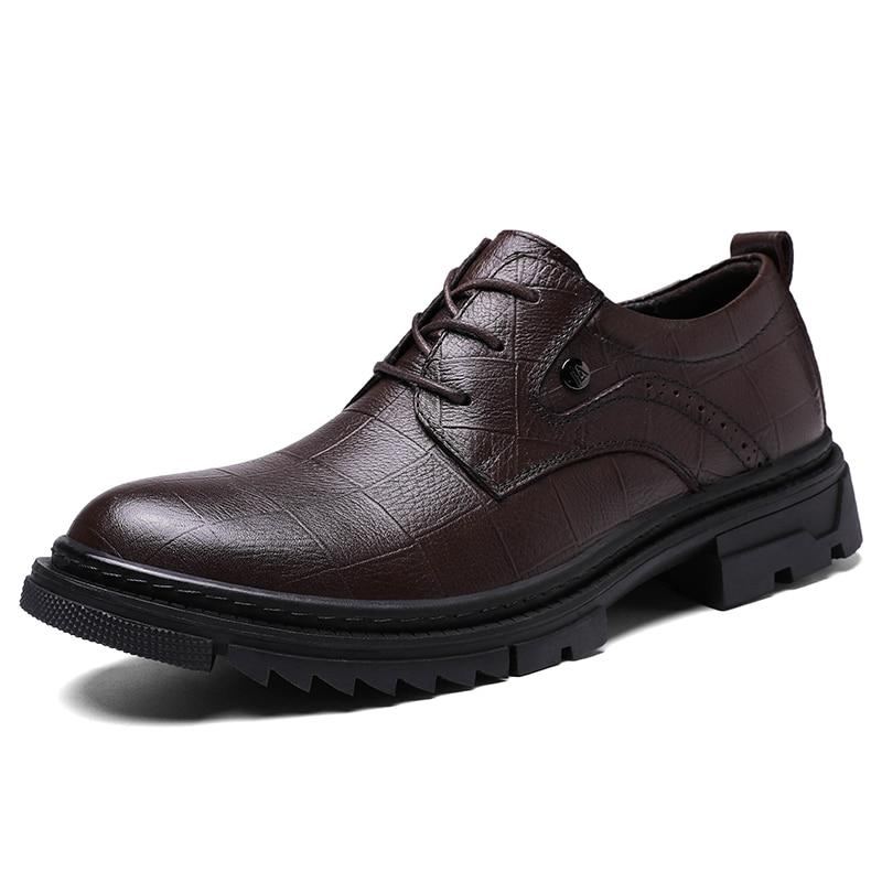 Heren Elegante Schoenen Verhoog Stijl Oxford Schoenen