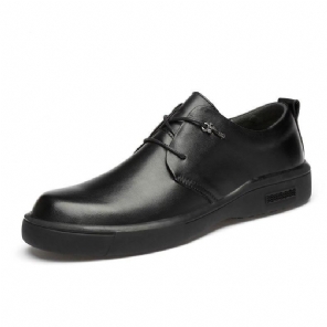 Heren Leren Elegante Schoenen Met Comfortabele Formele