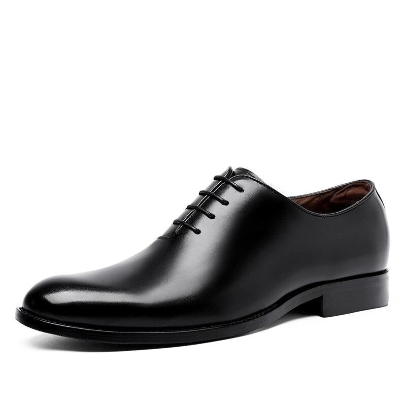 Heren Luxe Lederen Elegante Schoenen In Buffelstijl