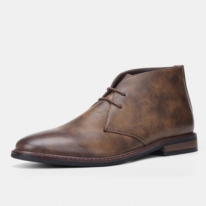 Leren Desert Boots Elegante Schoenen Heren