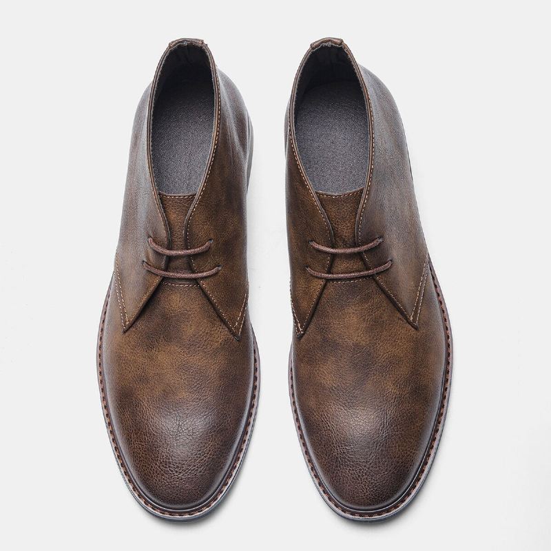 Leren Desert Boots Elegante Schoenen Heren