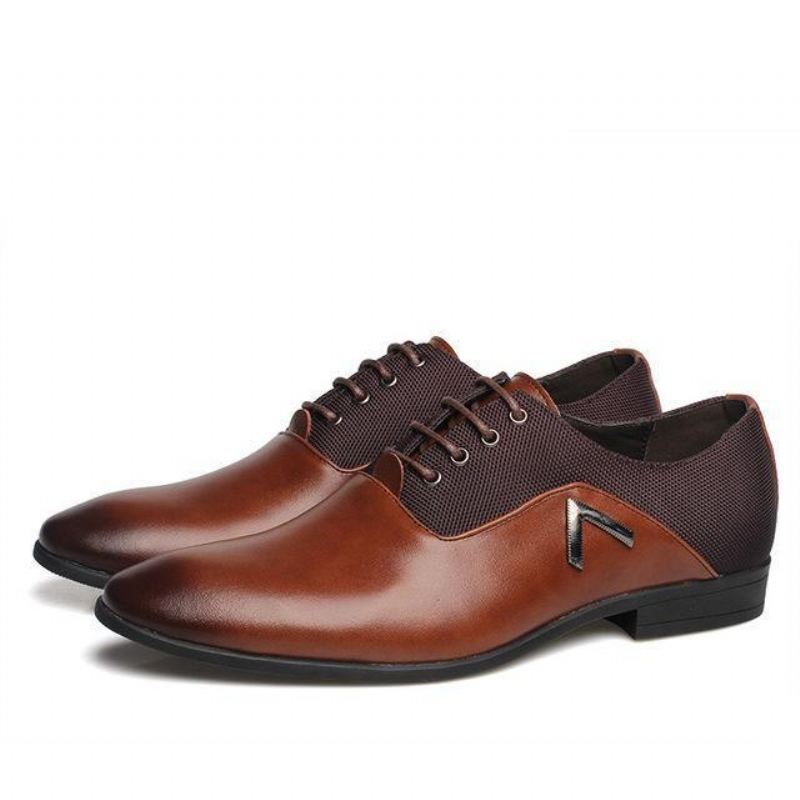 Leren Elegant Design Casual Oxfords Elegante Schoenen Heren