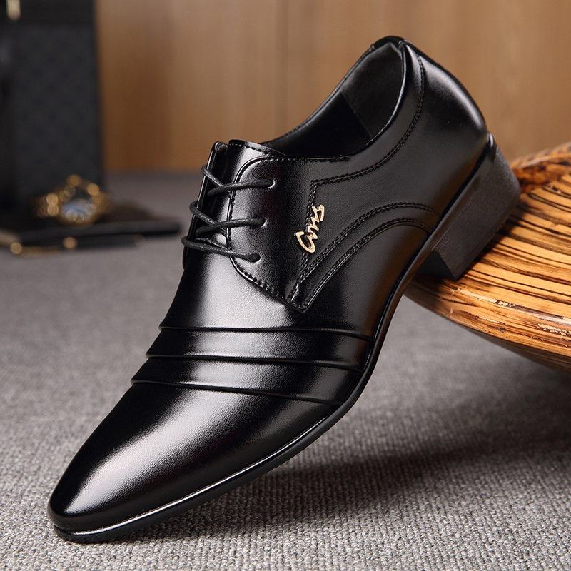 Luxe Merk Zakelijke Leren Schoenen Elegante Schoenen Heren