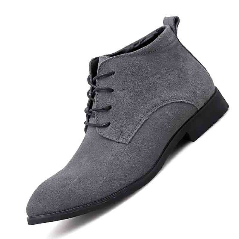 Luxe Suède Leren Chukka-laarzen Voor Zakenmensen Elegante Schoenen Heren