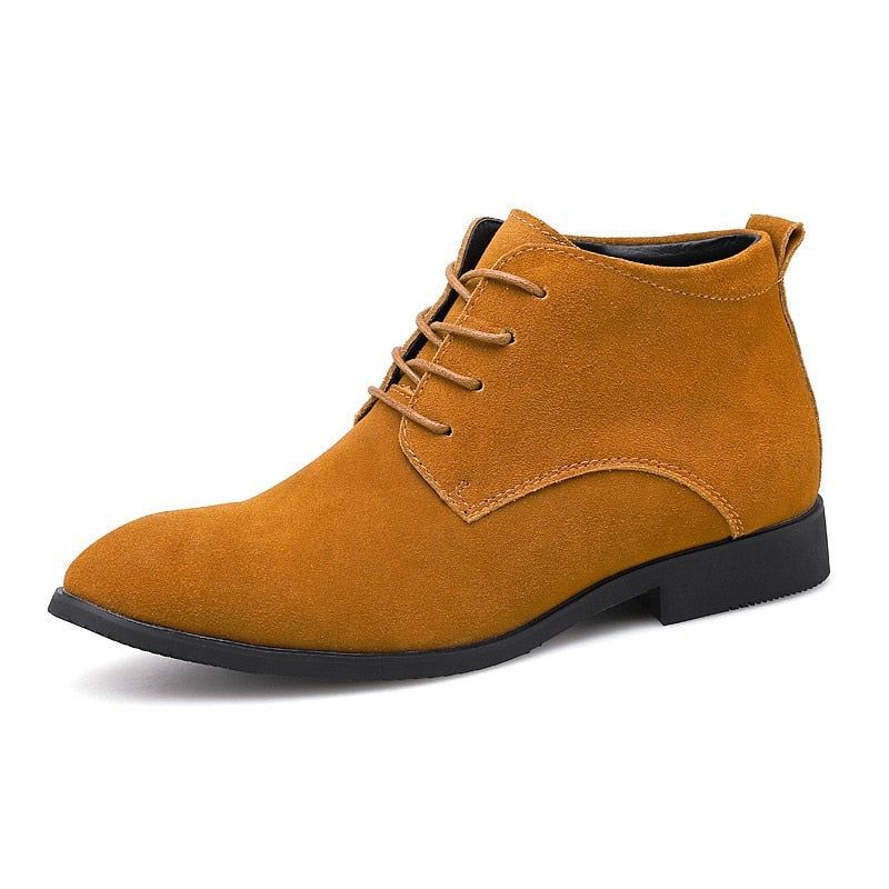 Luxe Suède Leren Chukka-laarzen Voor Zakenmensen Elegante Schoenen Heren