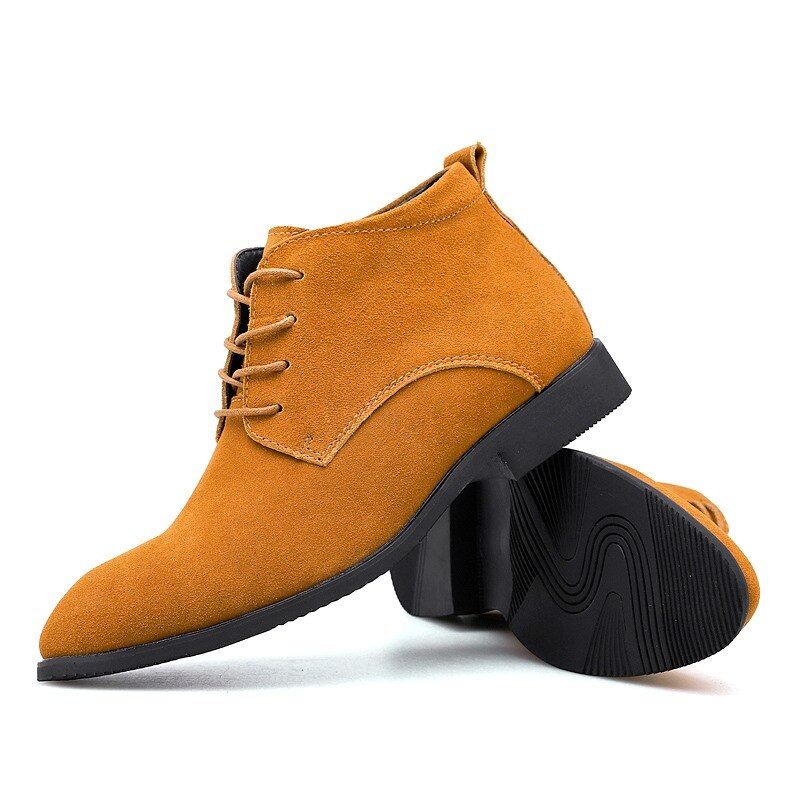 Luxe Suède Leren Chukka-laarzen Voor Zakenmensen Elegante Schoenen Heren