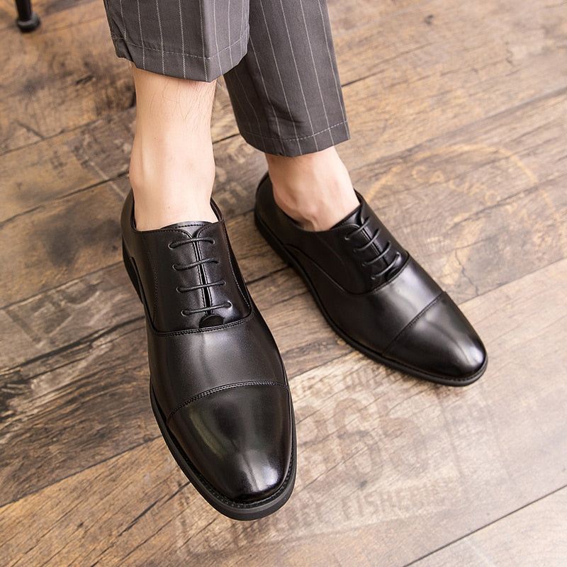 Luxe Zakelijke Oxford Lederen Schoenen Elegante Schoenen Heren