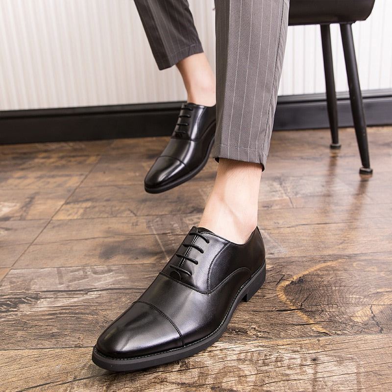 Luxe Zakelijke Oxford Lederen Schoenen Elegante Schoenen Heren