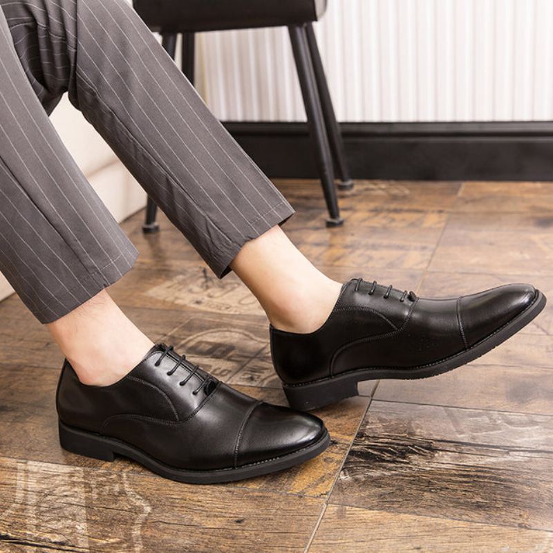 Luxe Zakelijke Oxford Lederen Schoenen Elegante Schoenen Heren