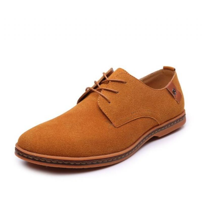 Suède Leren Oxford Schoenen Elegante Schoenen Heren