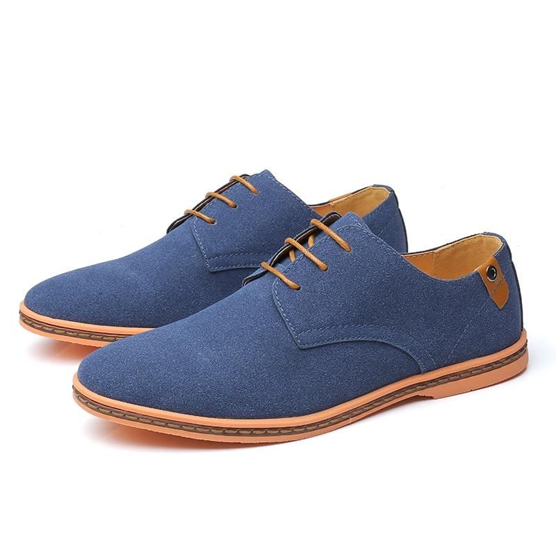 Suède Leren Oxford Schoenen Elegante Schoenen Heren