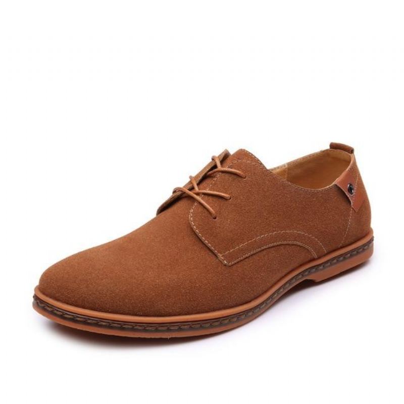 Suède Leren Oxford Schoenen Elegante Schoenen Heren