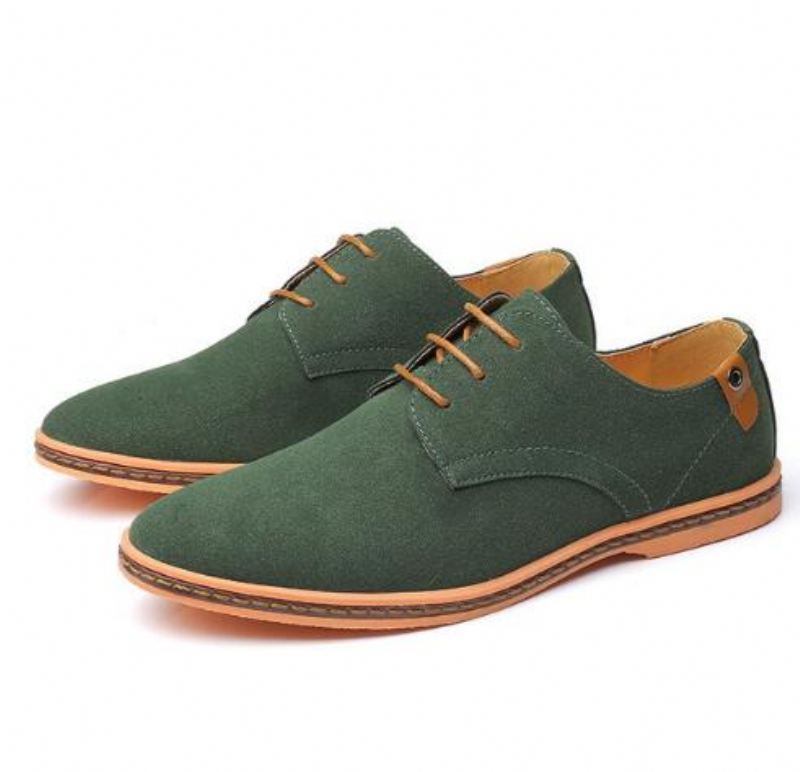 Suède Leren Oxford Schoenen Elegante Schoenen Heren