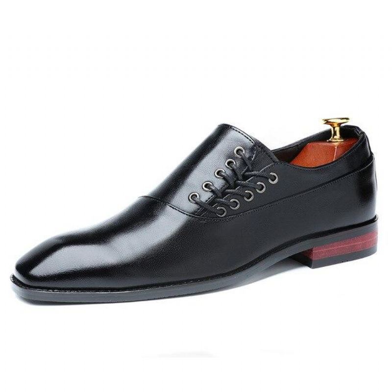 Trending Veters Stijl Elegante Lederen Schoenen Elegante Schoenen Heren