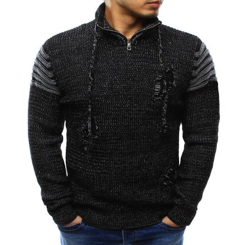 Heren Truien Kraag Ritsgat Hedging Sweater