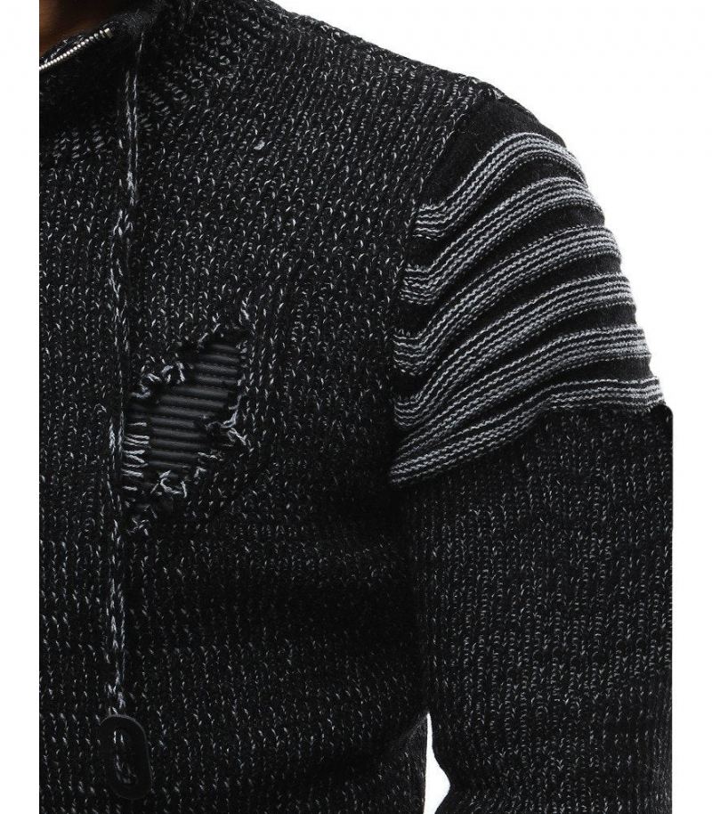 Heren Truien Kraag Ritsgat Hedging Sweater