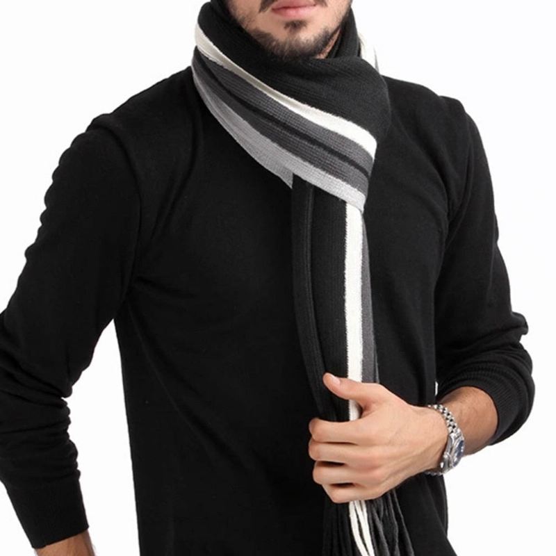 Sjaals Heren Foulard Herfst Designer Wrap Business Sjaal