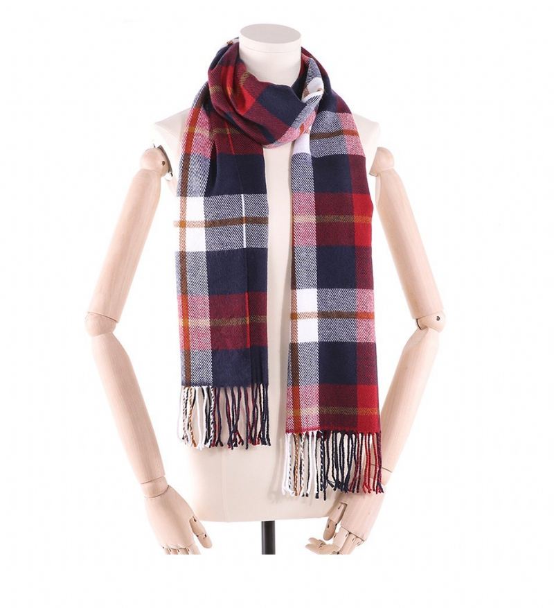 Winter Foulard Geruite Sjaals