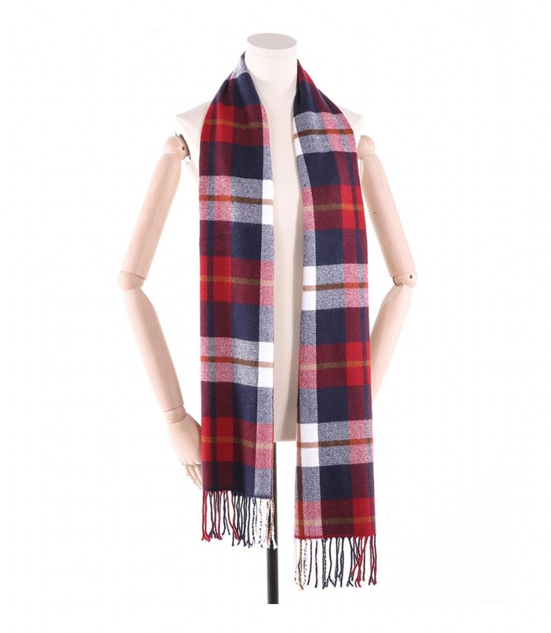 Winter Foulard Geruite Sjaals