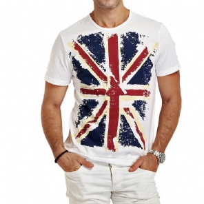 Heren Overhemden Hot England-stijl Slim Fit T-shirts