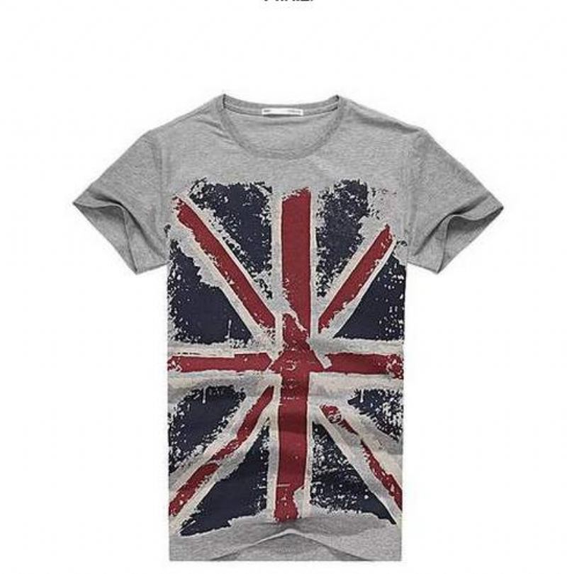 Heren Overhemden Hot England-stijl Slim Fit T-shirts