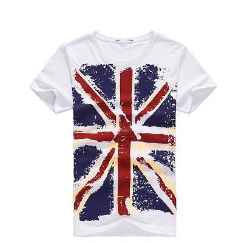 Heren Overhemden Hot England-stijl Slim Fit T-shirts