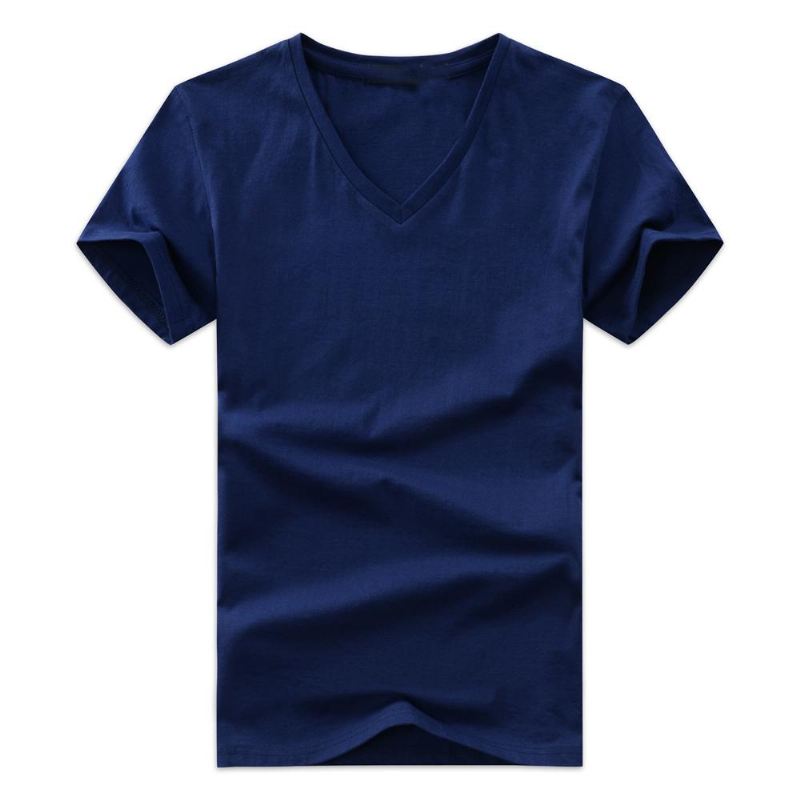 Heren T-shirt Met V-hals