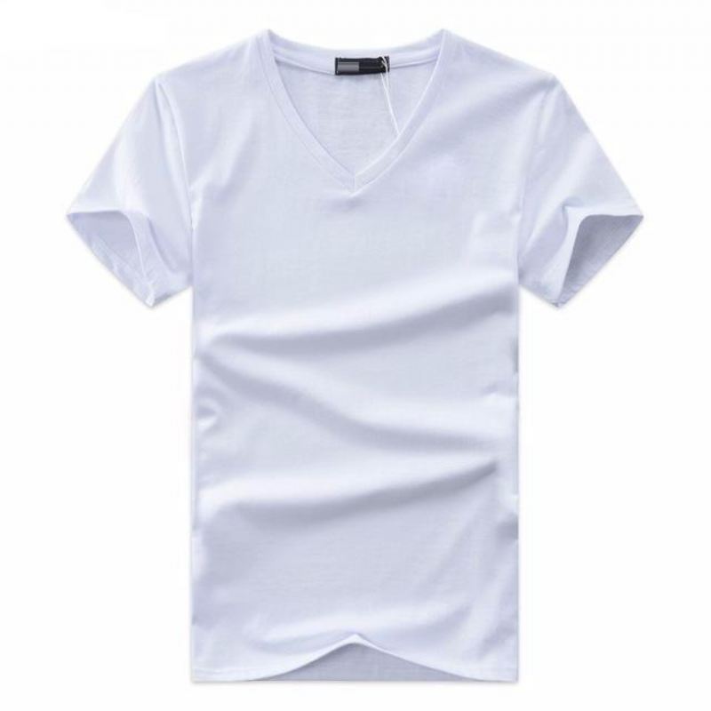 Heren T-shirt Met V-hals