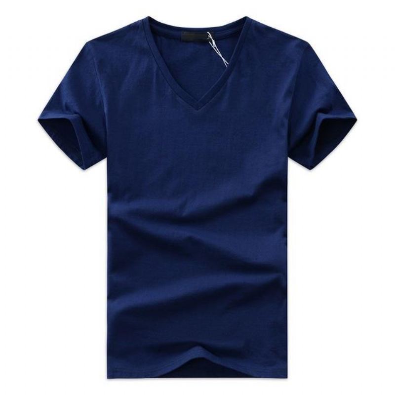 Heren T-shirt Met V-hals