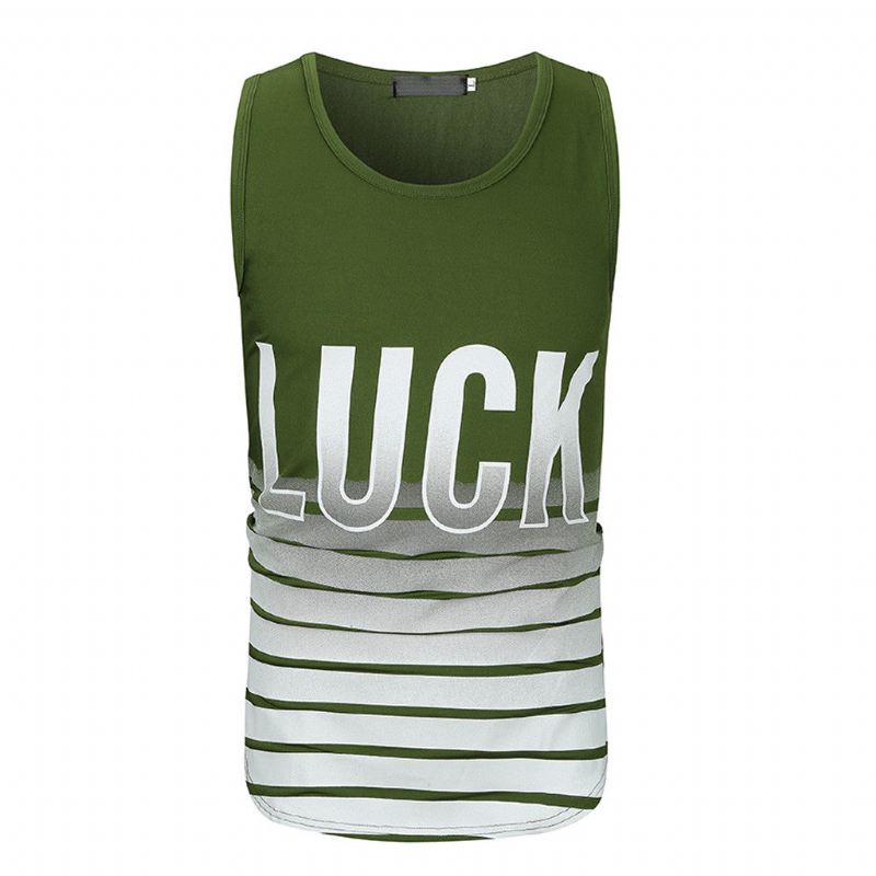 Overhemden Heren Luck Gestreepte Tanktop