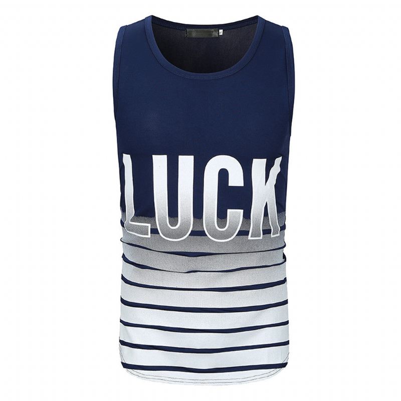 Overhemden Heren Luck Gestreepte Tanktop