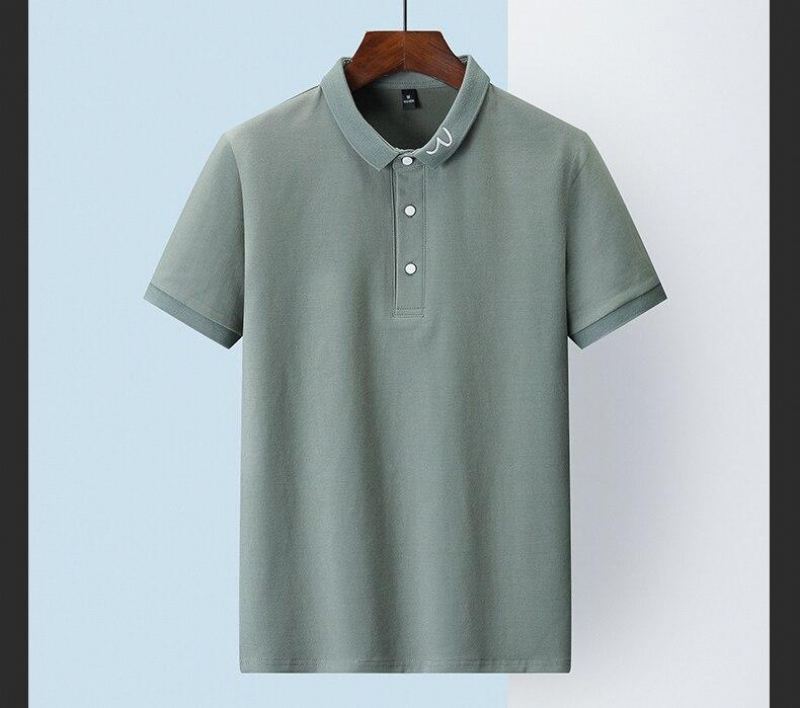 Overhemden Heren Slim Fit Poloshirt Van Bamboekatoen