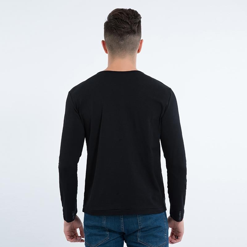 Overhemden Heren Stijlvol Slim Fit T-shirt Met Lange Mouwen