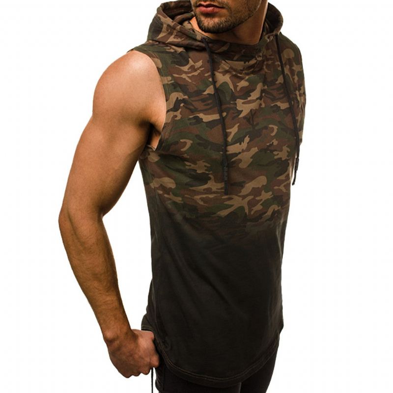 Overhemden Heren Stringer Sportswear Camo Tanktop