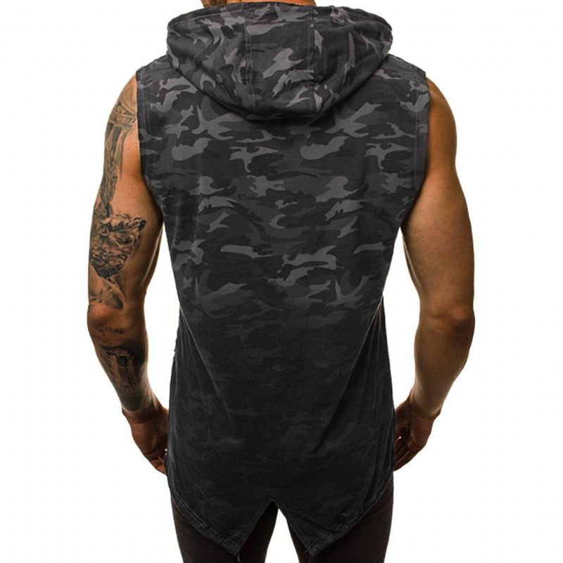 Overhemden Heren Stringer Sportswear Camo Tanktop