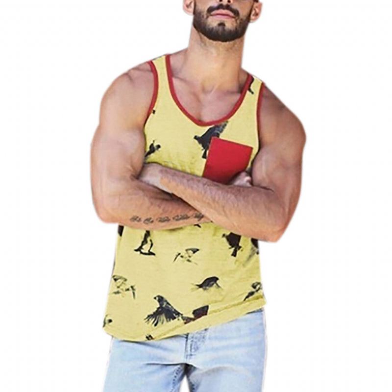 Overhemden Heren Zomer Strand Tanktop