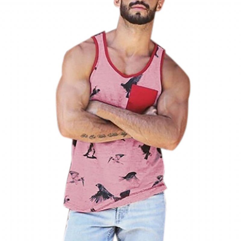 Overhemden Heren Zomer Strand Tanktop