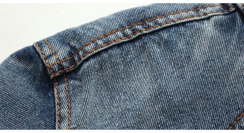 Heren Spijkerjassen Denim Winterjas Met Capuchon