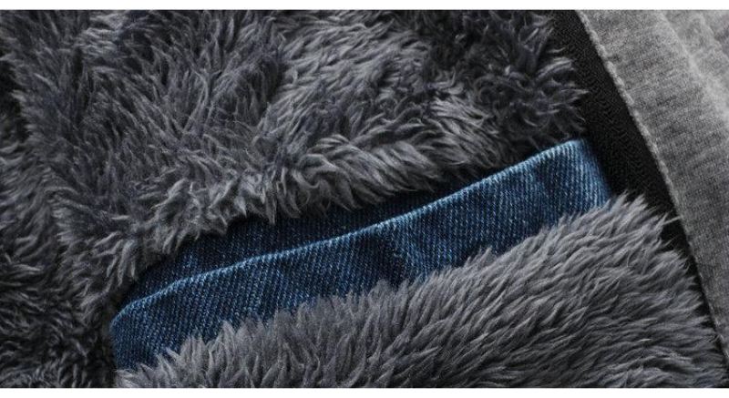 Heren Spijkerjassen Denim Winterjas Met Capuchon