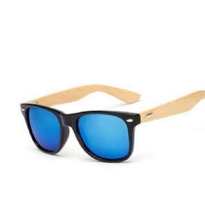 Heren Zonnebrillen Retro Bamboehouten Klassieke Wayfarer-stijl Zonnebril